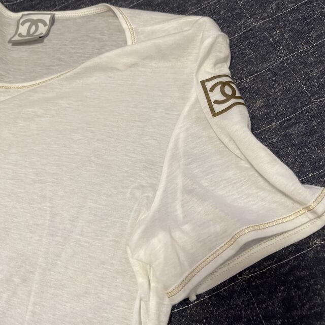 CHANEL - お値下げ🎵CHANEL スポーツライン 白T tシャツの通販 by
