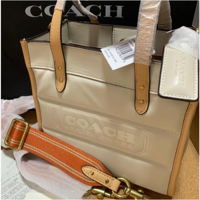 一流メーカー品 COACH 新品未使用 キルティング トート22 フィールド