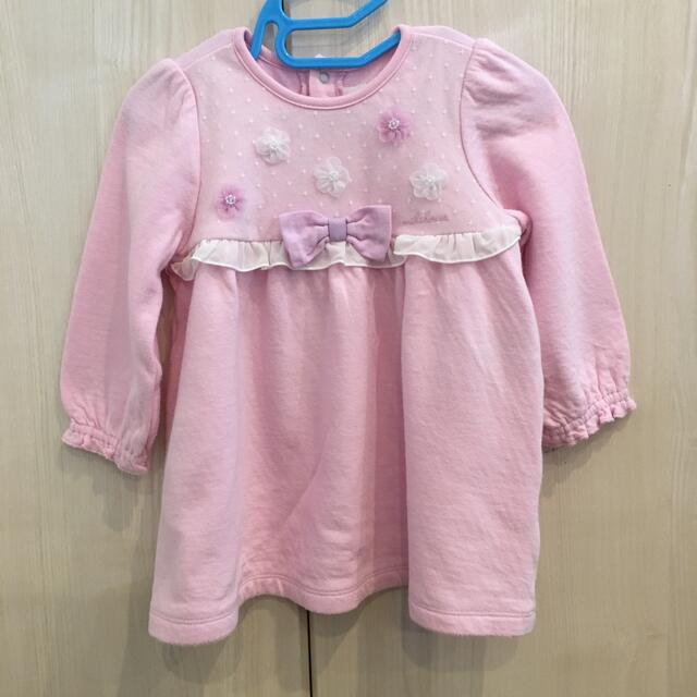 mikihouse(ミキハウス)のmikihouse ワンピース　80センチ キッズ/ベビー/マタニティのベビー服(~85cm)(ワンピース)の商品写真