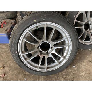 サムライホイール　SAMURAI WHEELS シルバー4本　ハイエース200系(タイヤ・ホイールセット)