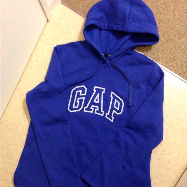 GAP(ギャップ)のGAP パーカー 青 ブルーL レディースのトップス(パーカー)の商品写真