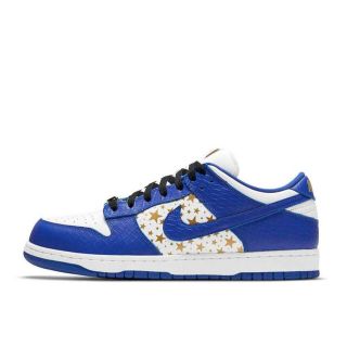 ナイキ(NIKE)のsupreme nike dunk gold stars hyper blue(スニーカー)