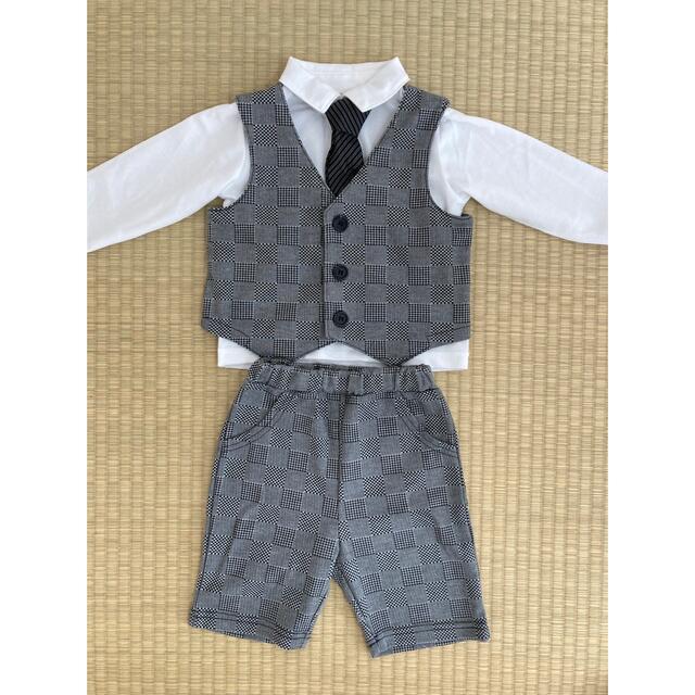 西松屋(ニシマツヤ)の西松屋　キッズ　フォーマル　スーツ キッズ/ベビー/マタニティのキッズ服男の子用(90cm~)(ドレス/フォーマル)の商品写真