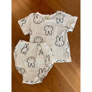 ミフィー　半袖Tシャツ　アンダーパンツ　73センチ(Ｔシャツ)