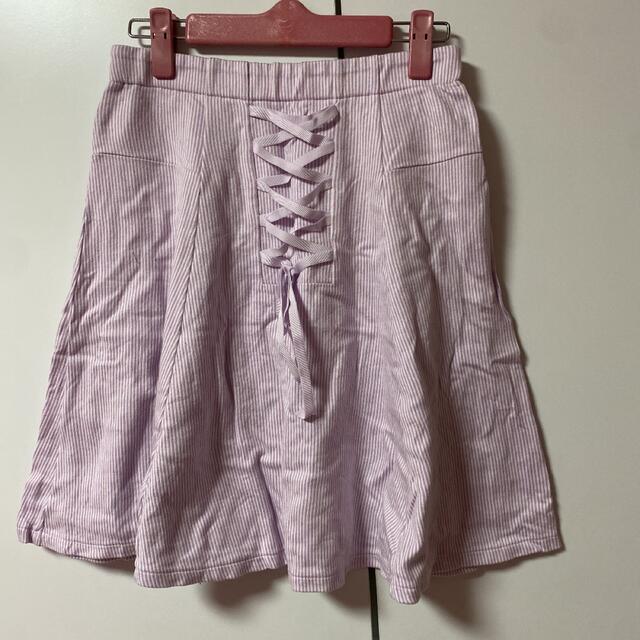 Candy Stripper(キャンディーストリッパー)のcandystripper ストライプSK レディースのスカート(ひざ丈スカート)の商品写真