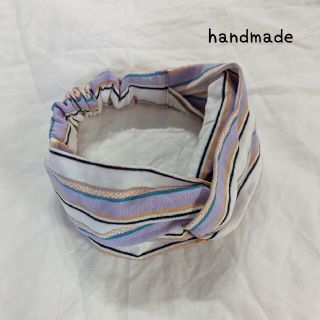 【オーダー品】ヘアバンド クロスヘアバンド 親子ペアルック(ファッション雑貨)