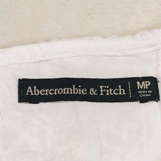 Abercrombie&Fitch(アバクロンビーアンドフィッチ)の♡Abercombie&Fitch　アバクロンビー＆フィッチ　白　ワンピース　F レディースのワンピース(ミニワンピース)の商品写真