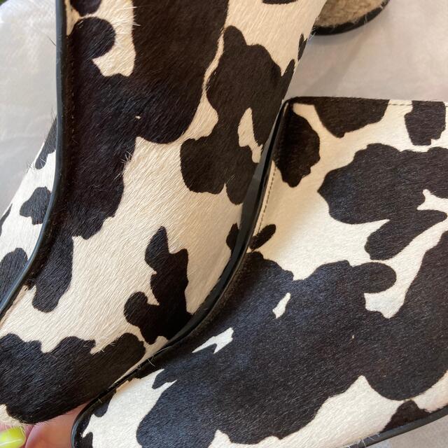 moussy(マウジー)の試着のみ マウジー JUTE ROUND HEEL COW ミュール S 牛 レディースの靴/シューズ(ミュール)の商品写真