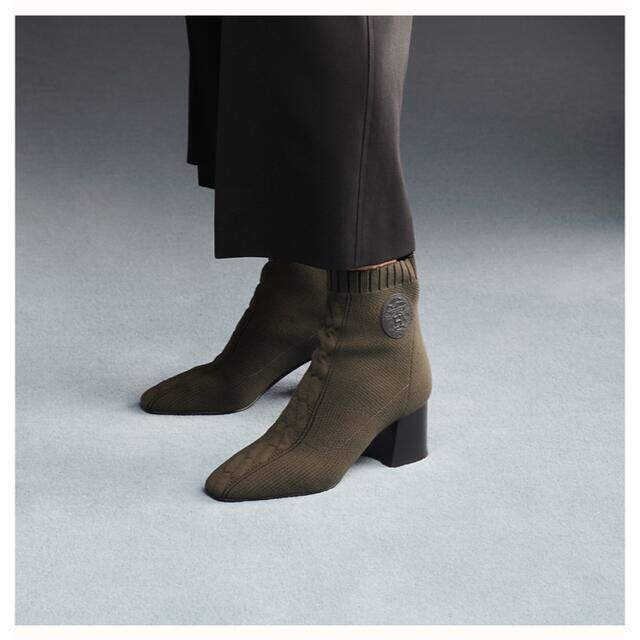 エルメス ニットブーツ ヴォルヴェール 美品 37.5
