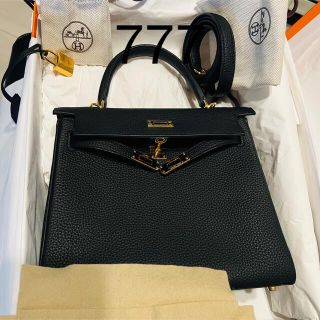 エルメス(Hermes)のエルメスケリー25 ブラック(ハンドバッグ)