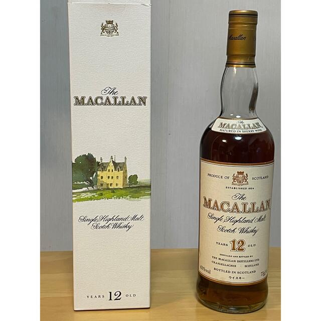 マッカラン12年 旧ボトル 箱付き 750ml 新しいスタイル www