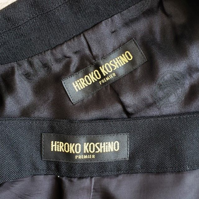 HIROKO KOSHINO - ヒロココシノ プレミエ ☆ ウール スーツ ジャケット