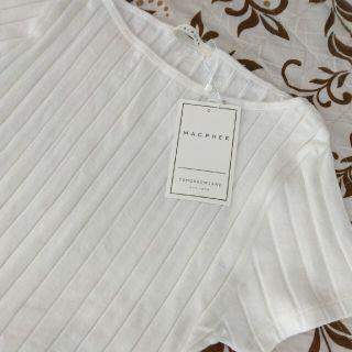 マカフィー(MACPHEE)のタグ付き！MACPHEE コットンシャツ(Tシャツ(半袖/袖なし))