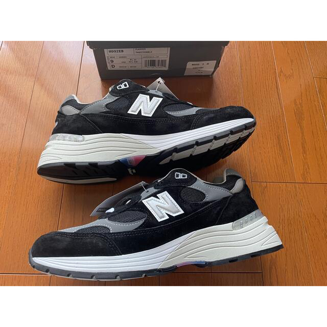 New Balance M992EB ブラック グレー 27cm 1