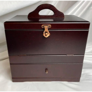 木製　化粧箱　化粧ボックス　メイクボックス(メイクボックス)