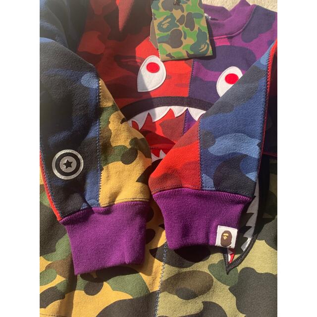 【A BATHING APE /アベイシングエイプ】新品キッズトレーナーマルチキッズ/ベビー/マタニティ