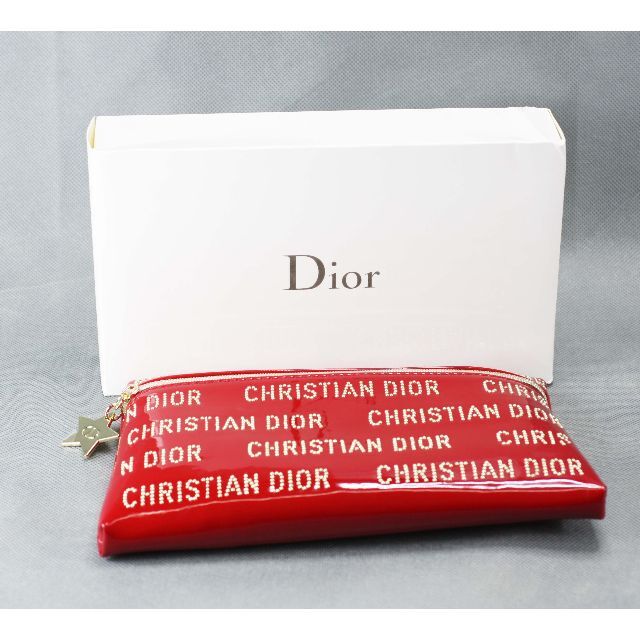 Dior(ディオール)のdorp10 新品未使用本物 Dior ディオール　ノベルティエナメルポーチ レディースのファッション小物(ポーチ)の商品写真