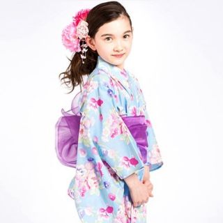 マザウェイズ(motherways)の新品ガールズ浴衣♡150(甚平/浴衣)