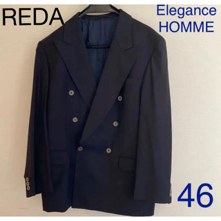 エレガンス(Elégance.)のElegance HOMME ダブルスーツ　REDAネイビースーツ46(セットアップ)