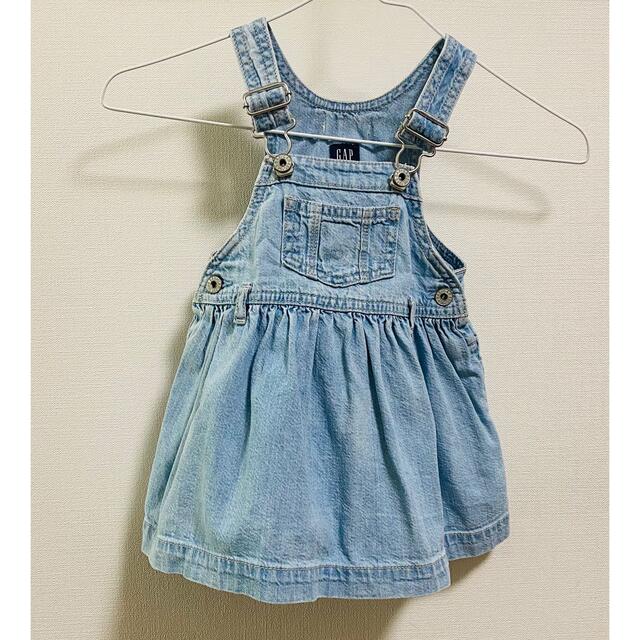 babyGAP(ベビーギャップ)のジャンパースカート GAP デニム 70 80 90 95 キッズ/ベビー/マタニティのベビー服(~85cm)(スカート)の商品写真