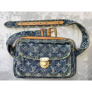 ルイヴィトン(LOUIS VUITTON)のLOUIS VUITTONルイ ヴィトン レア デニムウエストポーチ ショルダー(ボディバッグ/ウエストポーチ)