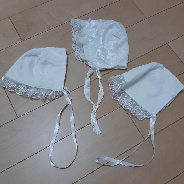 お宮参り　ケープ　帽子セット キッズ/ベビー/マタニティのメモリアル/セレモニー用品(お宮参り用品)の商品写真