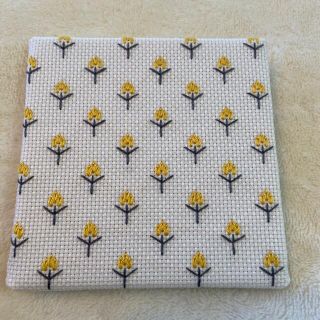 のほどよろ クロスステッチ刺繍パネル*北欧小花柄の通販 by ゆきこ's