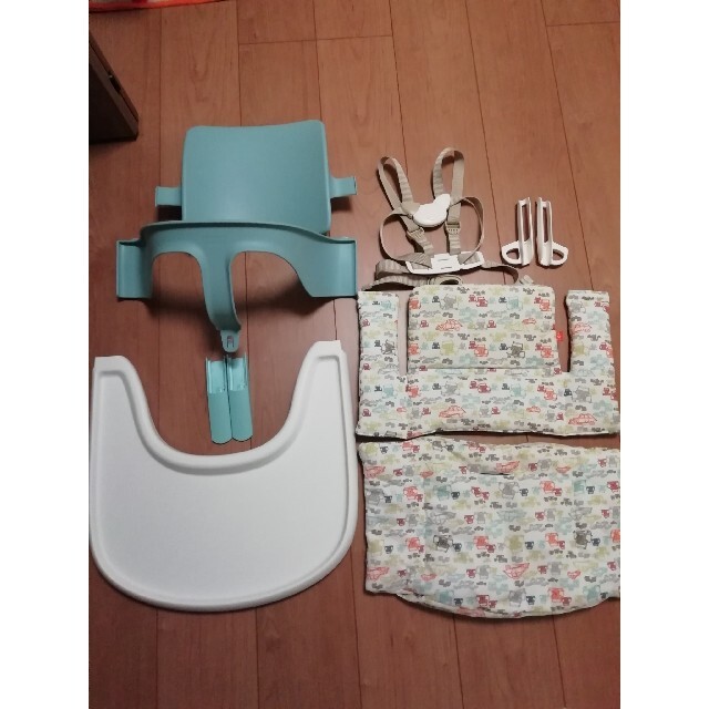 Stokke(ストッケ)のフリップフラップ　ストッケ　ベビーセット　アクアブルー キッズ/ベビー/マタニティの寝具/家具(その他)の商品写真