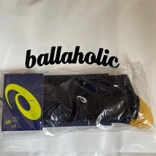 アシックス(asics)の黒紺黄色Sサイズ　靴下ソックス　ボーラホリック　ballaholic　アシックス(ソックス)