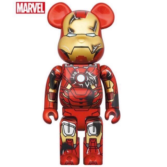 BE@RBRICK IRON MAN MARK VII DAMAGE 400％ベアブリック