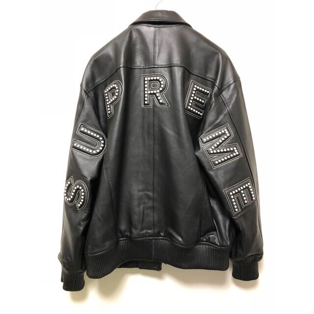 Supreme Studded Arc Logo Leather Jacket レザージャケット Supreme Studded Arc Logo Leather Jacket レザージャケット