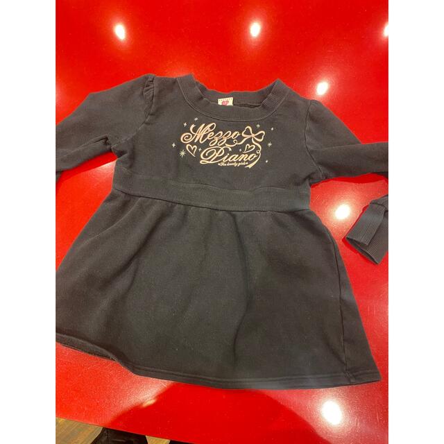 mezzo piano(メゾピアノ)の幼児トレーナー キッズ/ベビー/マタニティのキッズ服女の子用(90cm~)(Tシャツ/カットソー)の商品写真