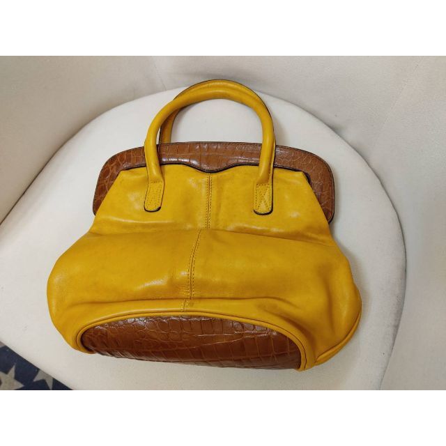 Bally - BALLY (バリー ) イエロー レザー ハンドバッグの通販 by