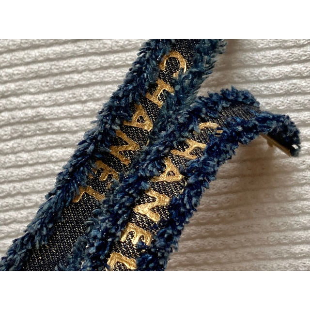 CHANEL - シャネル❤デニム ブレスレット 2個セットの通販 by CHANEL - シャネル❤デニム ブレスレット 2個セットの通販 by