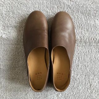 que shoes plain キューシューズ ブラウン L(ローファー/革靴)