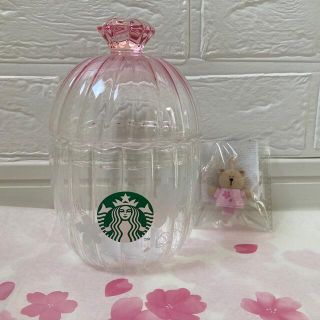 スターバックスコーヒー(Starbucks Coffee)のスタバ SAKURA2022 キャニスター&ベアリスタキャップ(タンブラー)