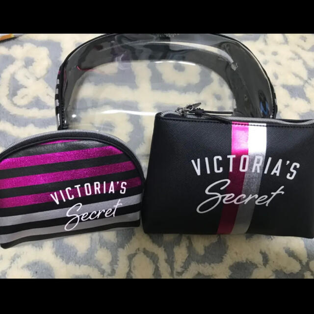 新品タグ付き**Victoria's Secret ポーチ3点セット - ポーチ