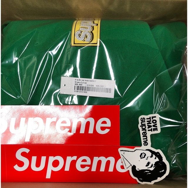 レア！Supreme Bling Hooded Sweatshirt 赤L