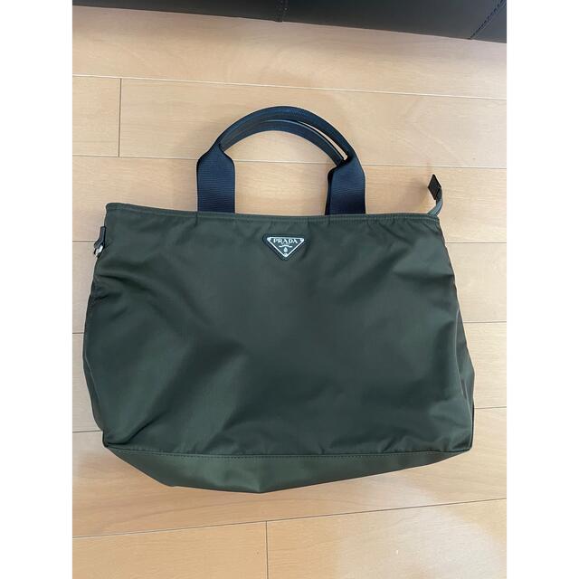 PRADA プラダ 2WAYバッグ VELA カーキ ショルダーバッグ