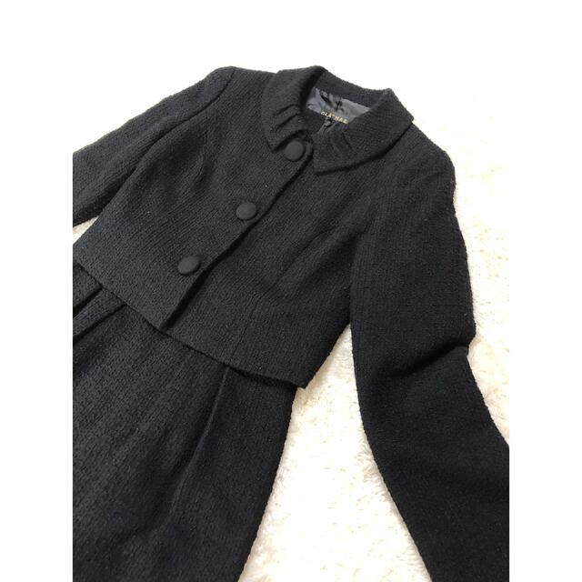 CLATHAS(クレイサス)のちくわまる様専用CLATHAS NOIR セットアップ スーツ ブラック 日本製 レディースのフォーマル/ドレス(スーツ)の商品写真
