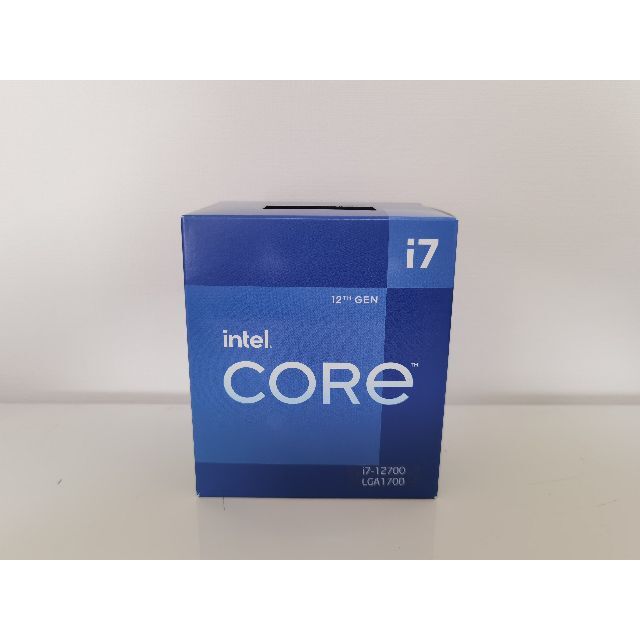 新品未開封　(国内正規品)Intel CPU Core i7 12700(Ald