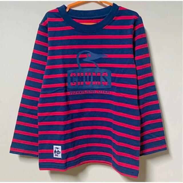 CHUMS(チャムス)の新品　CHUMS Kids Boobyface L/S Tシャツ チャムスキッズ キッズ/ベビー/マタニティのキッズ服女の子用(90cm~)(Tシャツ/カットソー)の商品写真