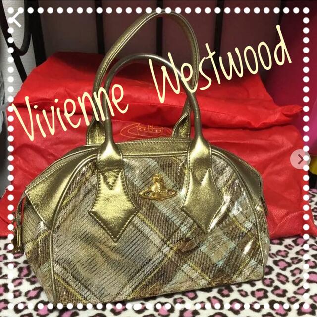 ✩vivienne    westwood ✩ゴールドハンドバッグ