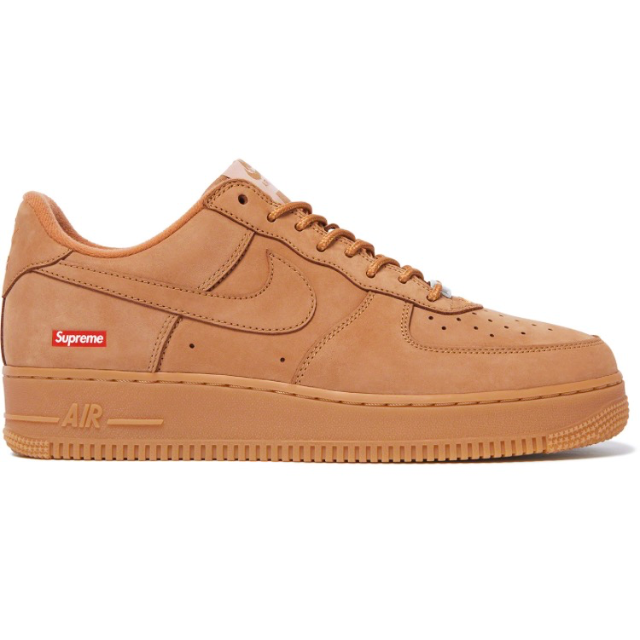 Supreme®/Nike® Air Force 1（AF1）Low Wheat