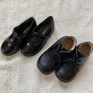 コムサイズム(COMME CA ISM)の子供の靴（18㎝　19㎝）フォーマル、カジュアル　卒園式　普段使い　ファスナー付(ローファー)