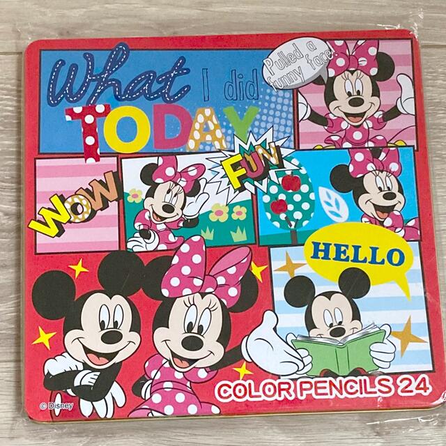 Disney(ディズニー)のみんく様 専用 色鉛筆24色　ディズニー　ミッキー エンタメ/ホビーのアート用品(色鉛筆)の商品写真