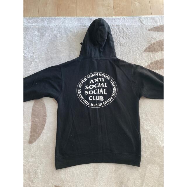 ANTI SOCIAL SOCIAL CLUB(アンチソーシャルソーシャルクラブ)のパーカー　ブラック メンズのトップス(パーカー)の商品写真