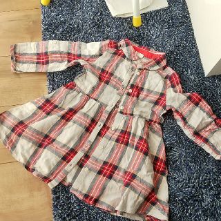 エイチアンドエム(H&M)のH&M シャツワンピース petit main スパッツ(シャツ/カットソー)