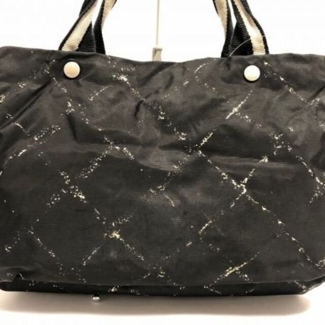 CHANEL(シャネル) ブラック 旧トラベルライン ハンド・トートバッグ