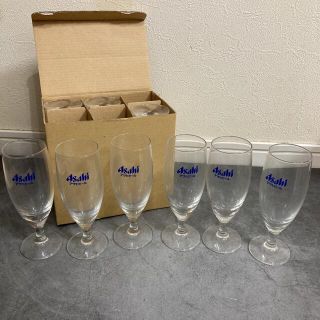 アサヒ(アサヒ)の新品未使用　アサヒビールグラス　9個セット　アルコールグッズ　ビールグラス業務用(アルコールグッズ)